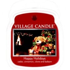 village-candle-vosk-stastne-vianoce-happy-holidays