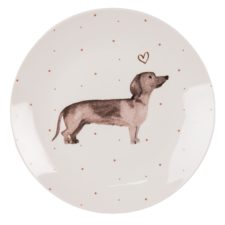 dhldp-breakfast-plates-o-20-cm-beige-brown-porcelain-dachshund
